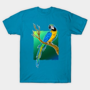 Ara Bird on square T-Shirt